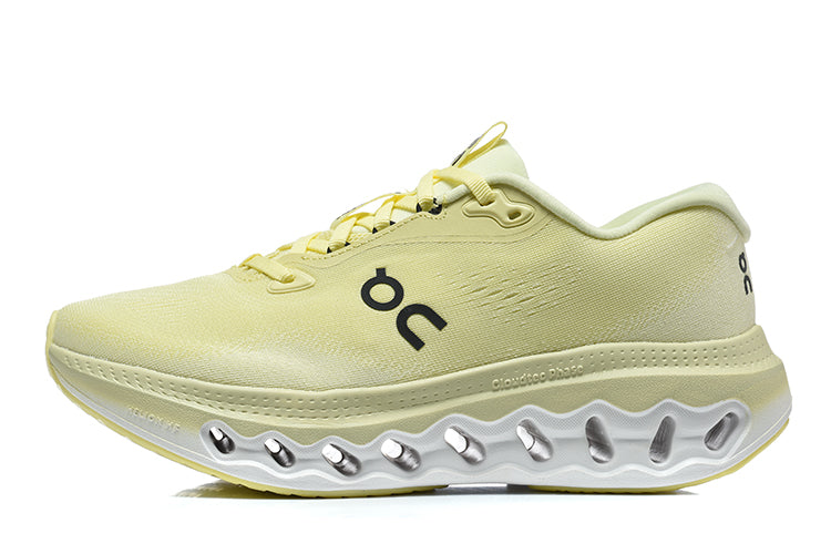 On Pale Yellow Running Shoes